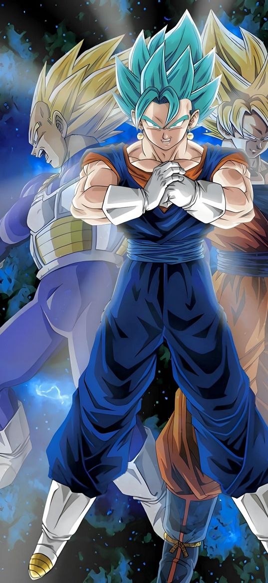 dragon ball, vegito, manga, anime, art