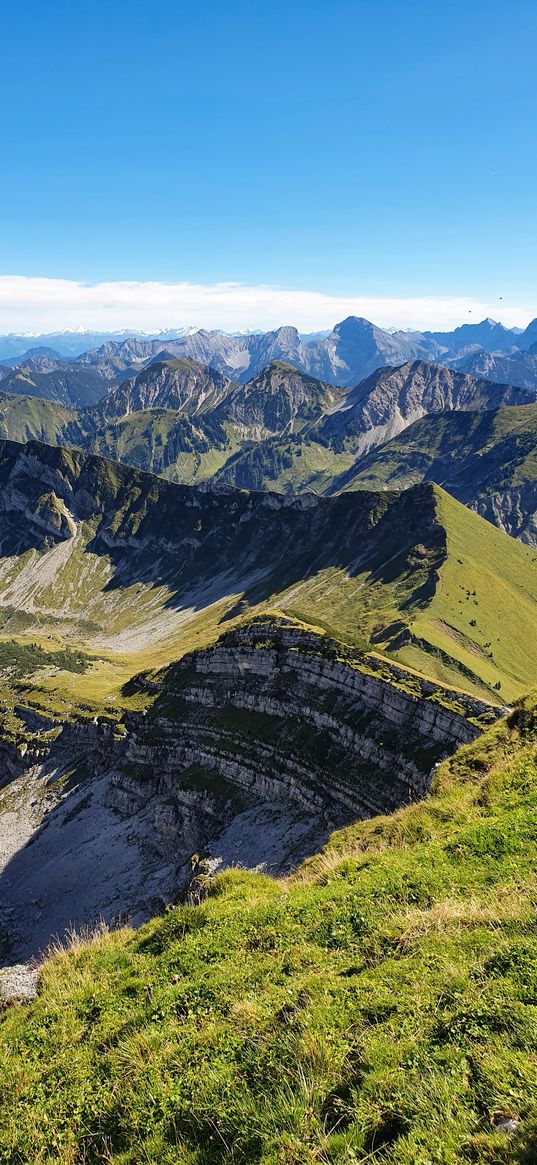 mountains, trail, wanderweg, germany, schafreuter, austria, nature