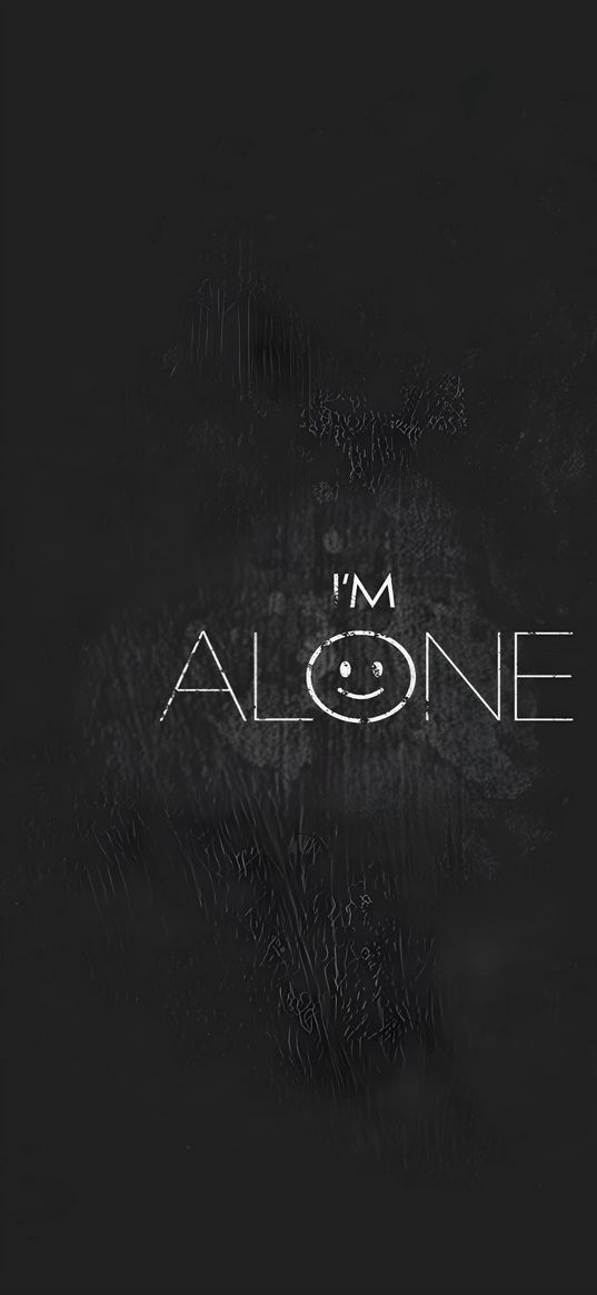 loneliness, inscription, sad, dark background