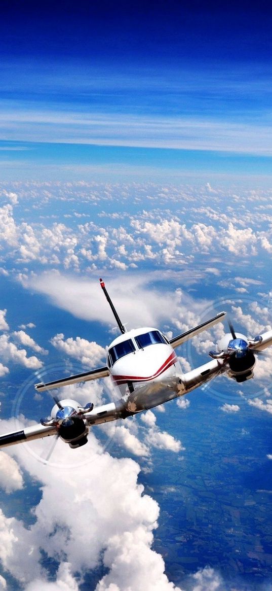 sky, horizon, plane