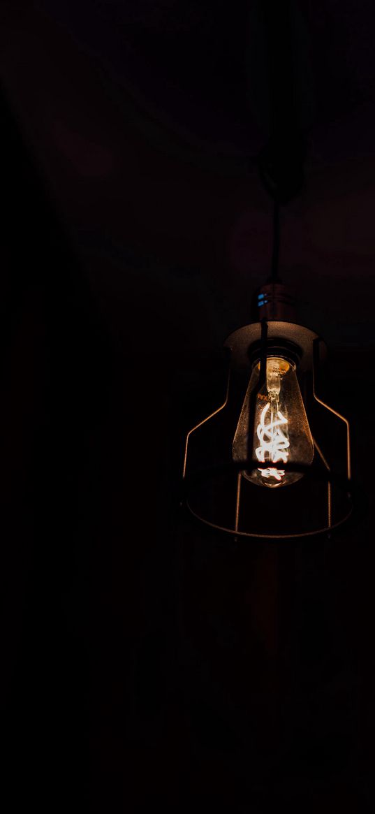 lamp, loft, chandelier, darkness, black background