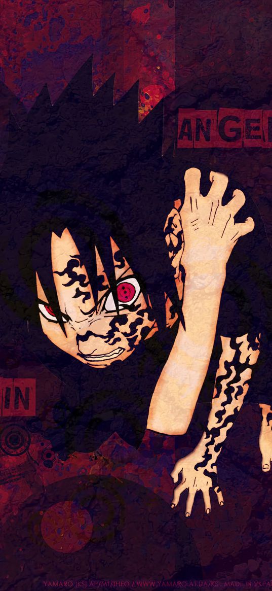 sasuke uchiha, sharingan, naruto, anime, red, manga