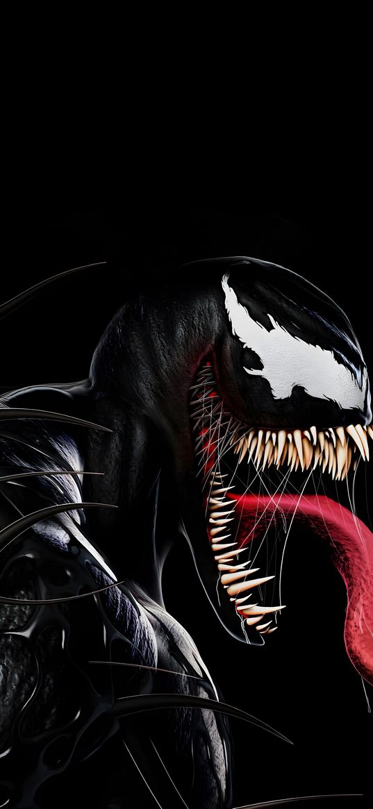 venom, black, spiderman