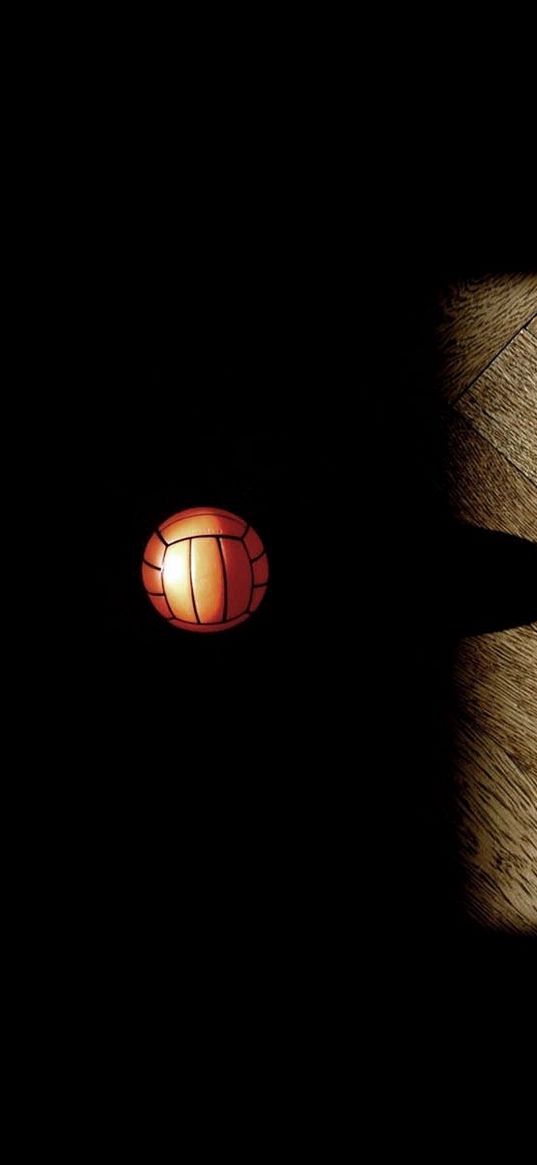 ball, flooring, basketball, sports, shadow