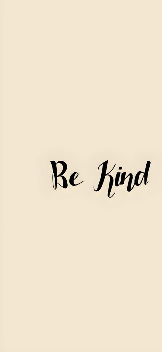 text, words, be kind, black, pink background