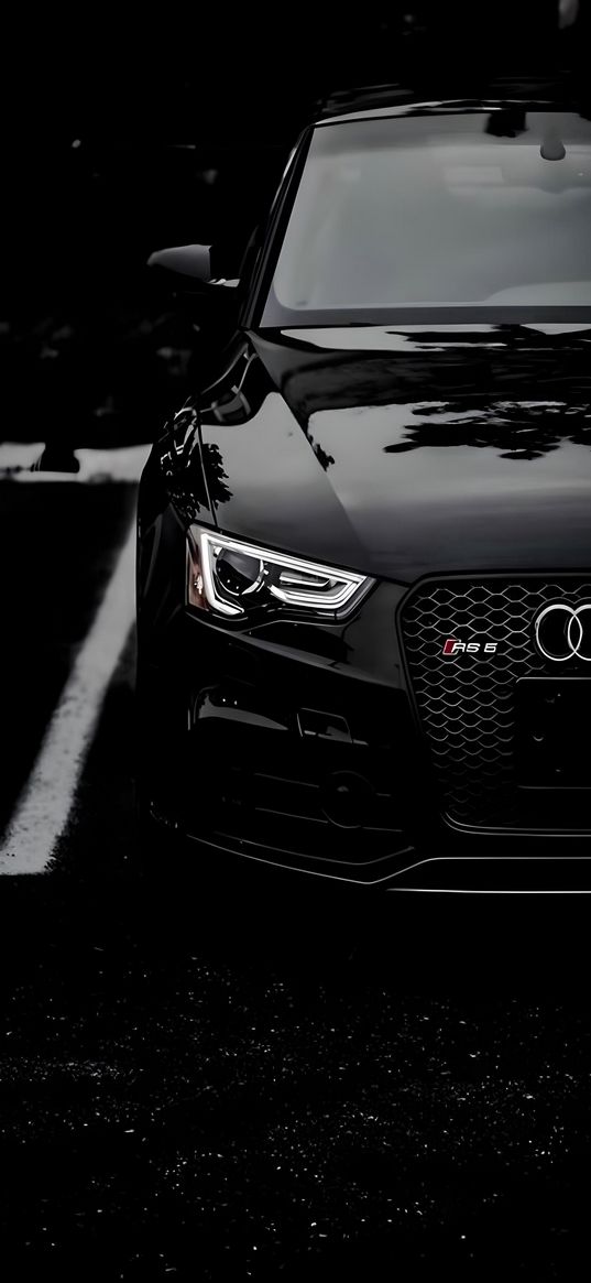 audi, audi rs, car, black