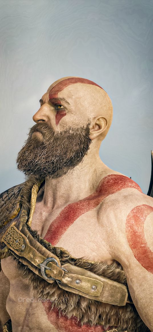 kratos, game, god of war, character