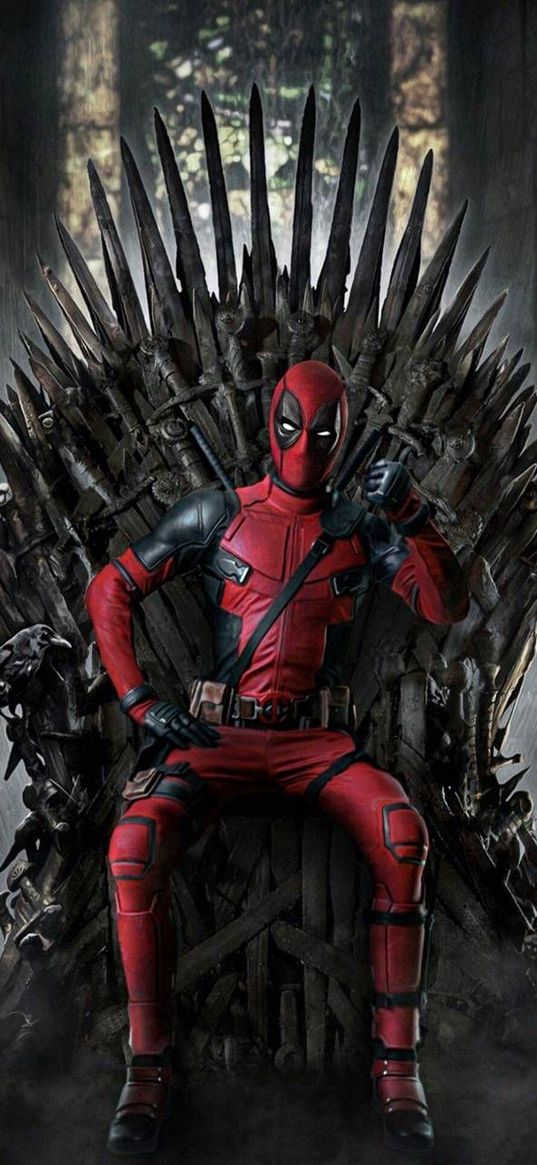 deadpool, marvel, throne, game of thrones