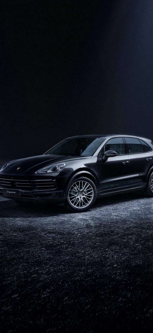 porsche, porsche cayenne, car, black