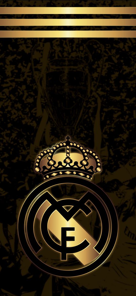 real madrid, football, sport, emblem, black, gold