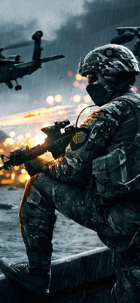 battlefield 4, game, character, art