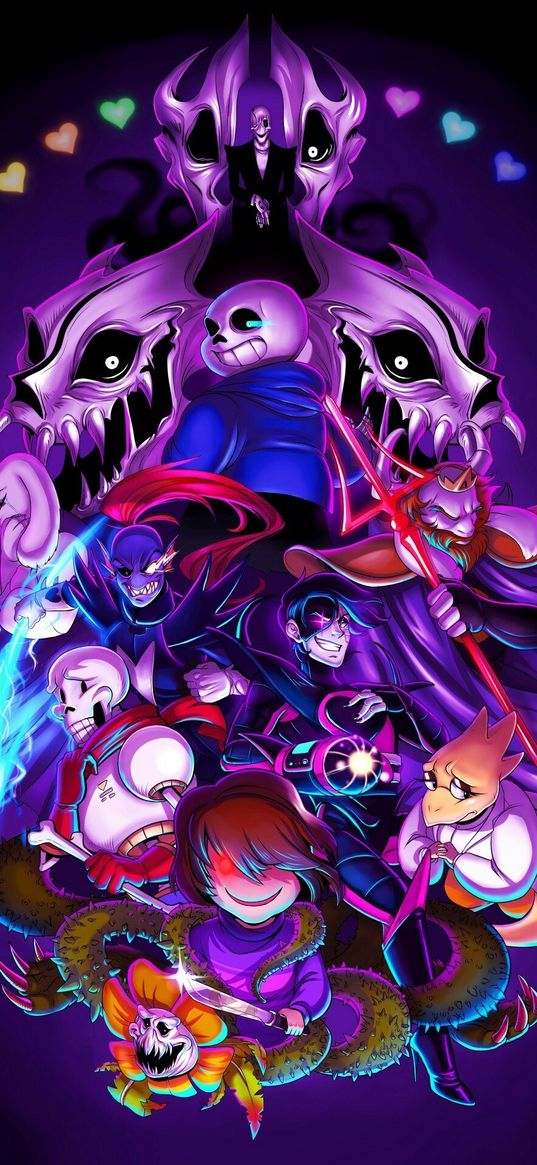 undertale, determination, skeleton, game