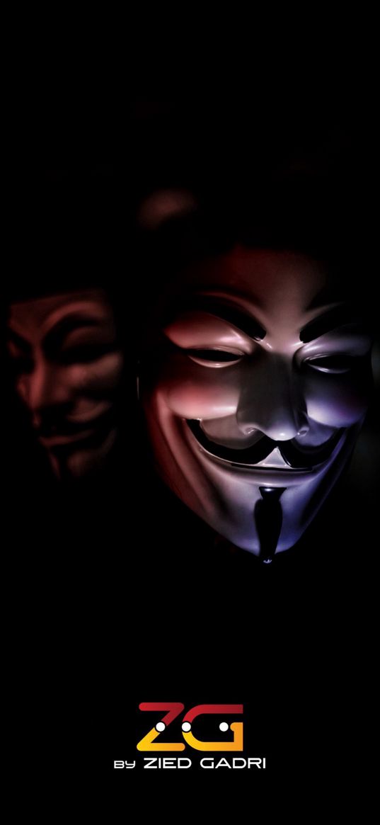 guy fawkes mask, anonymous, masks, black background