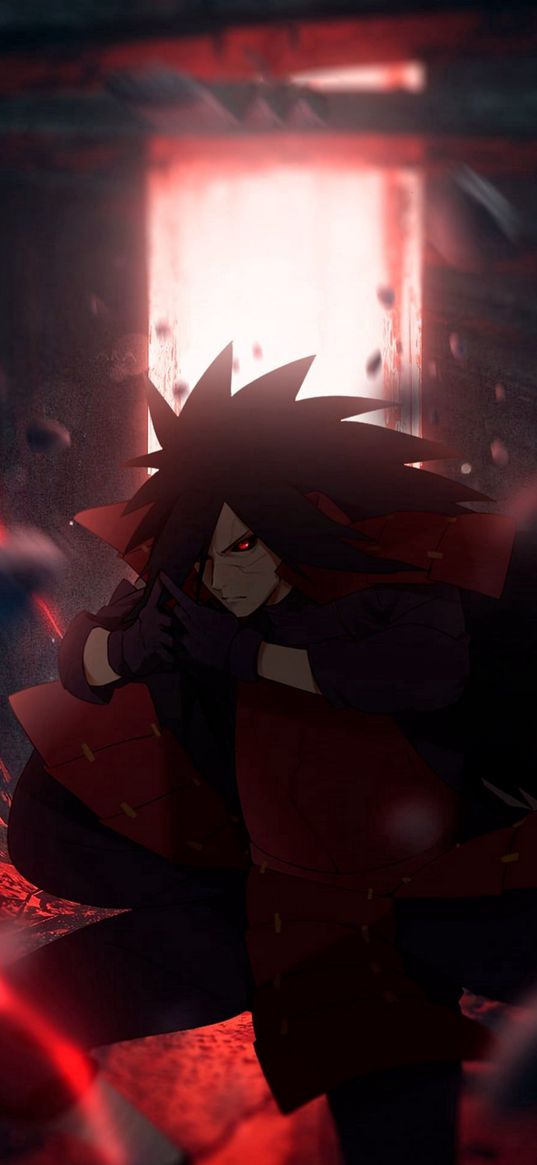 madara, uchiha madara, naruto, anime, warrior, magic, art