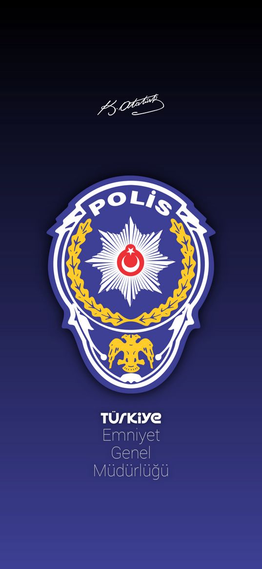 police, turkey, logo, emblem, blue