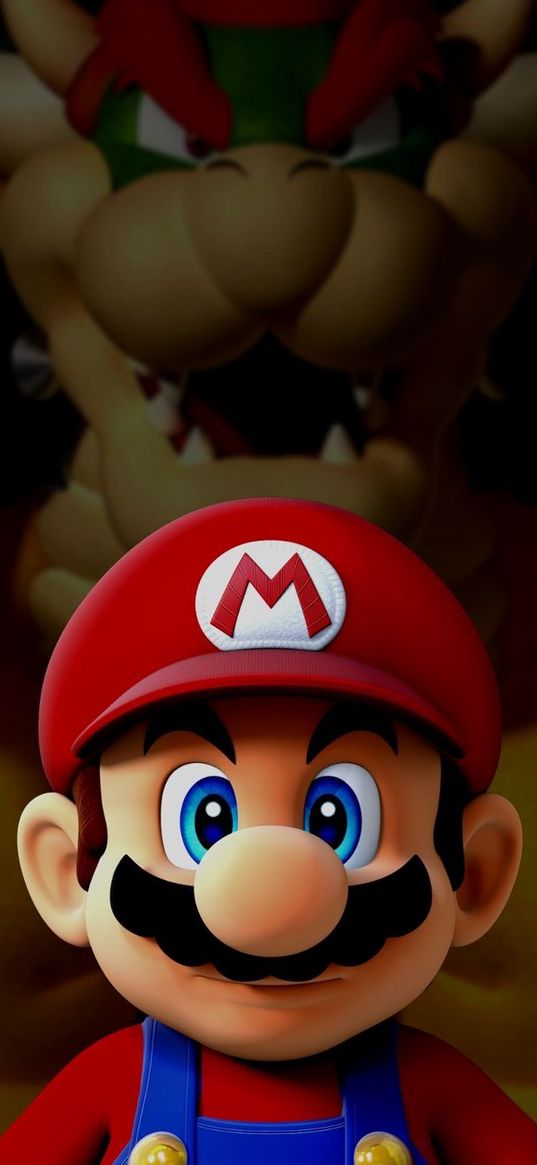 mario, super mario bros, game, dragon, art