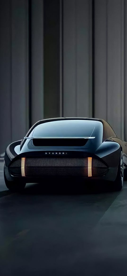 hyundai, hyundai concept 2020 prophecy, car, black