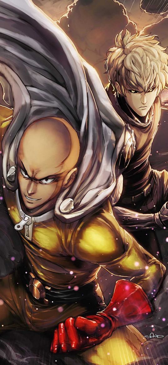 anime, one-punch man saitama, character