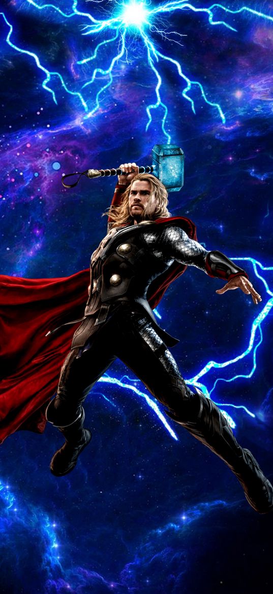 thor, avengers, marvel, superhero, axe