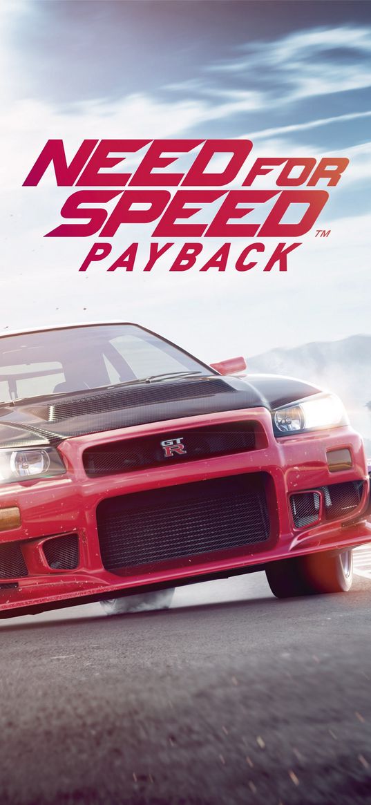 need for speed, payback, racing, games, nissan, auto, red car