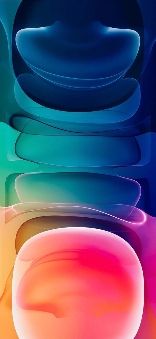 abstraction, circles, design, blue, pink