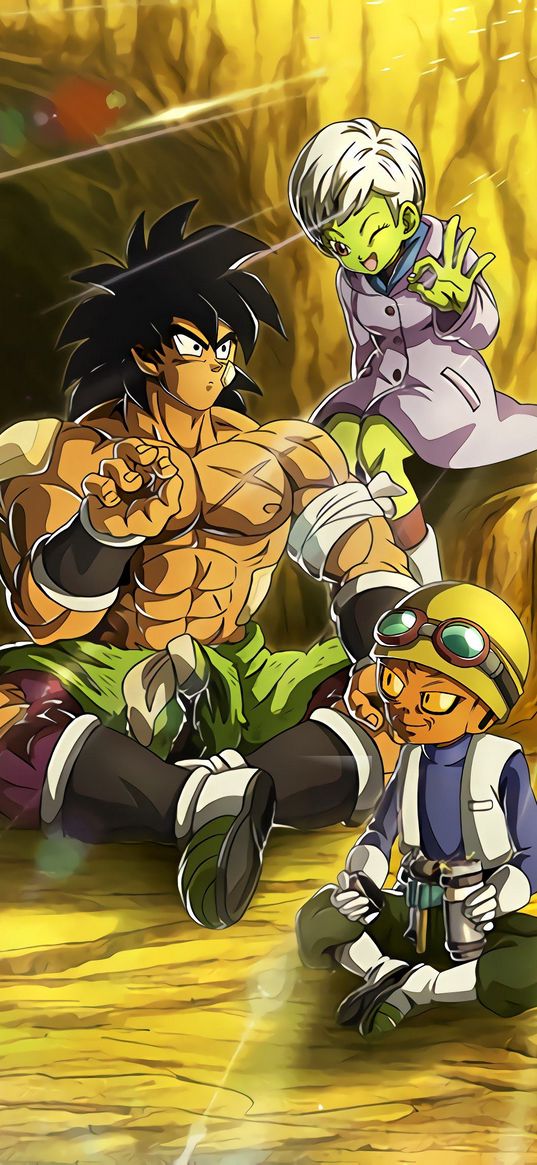 broly, chilay, dokan, anime, dragon ball, hero, rage