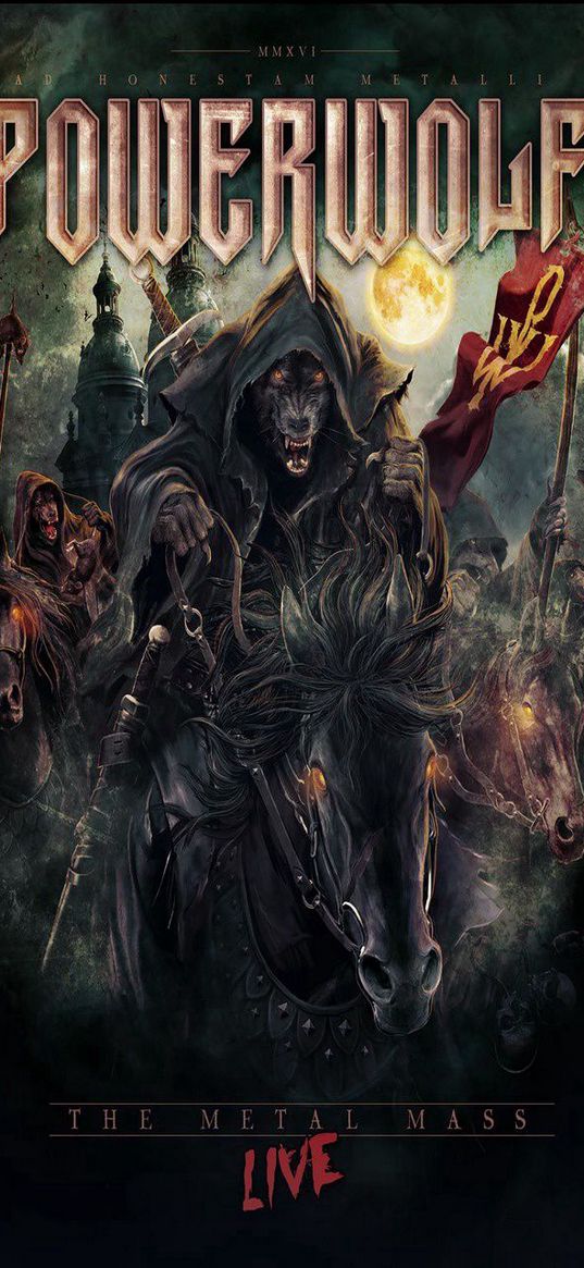 poster, metal, powerwolf, band, music, dark