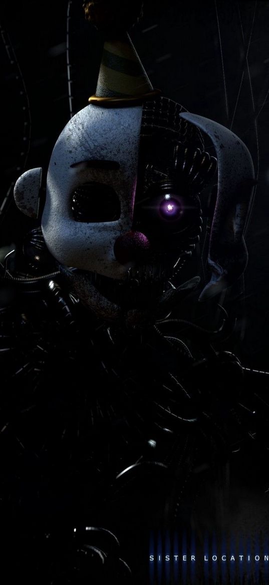 fnaf, ennar, black background, inscriptions