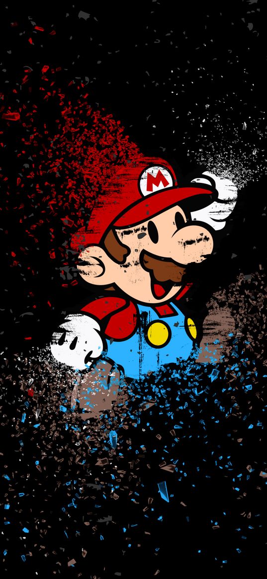 mario, super mario, character, art