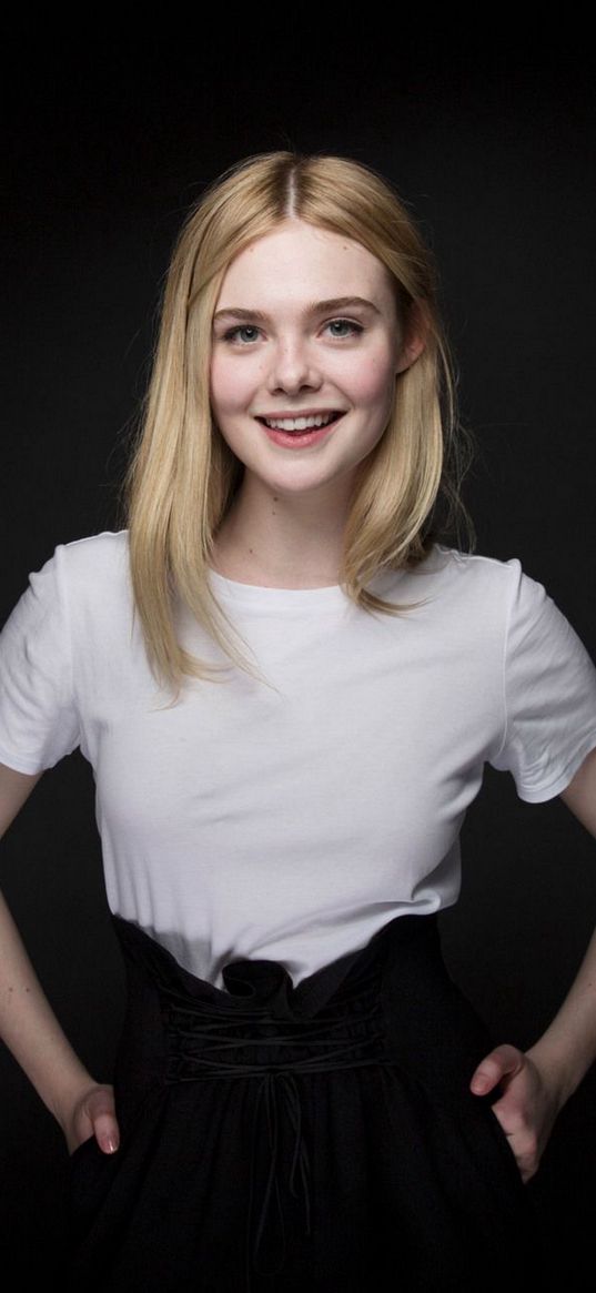 elle fanning, girl, model, smile, photoshoot