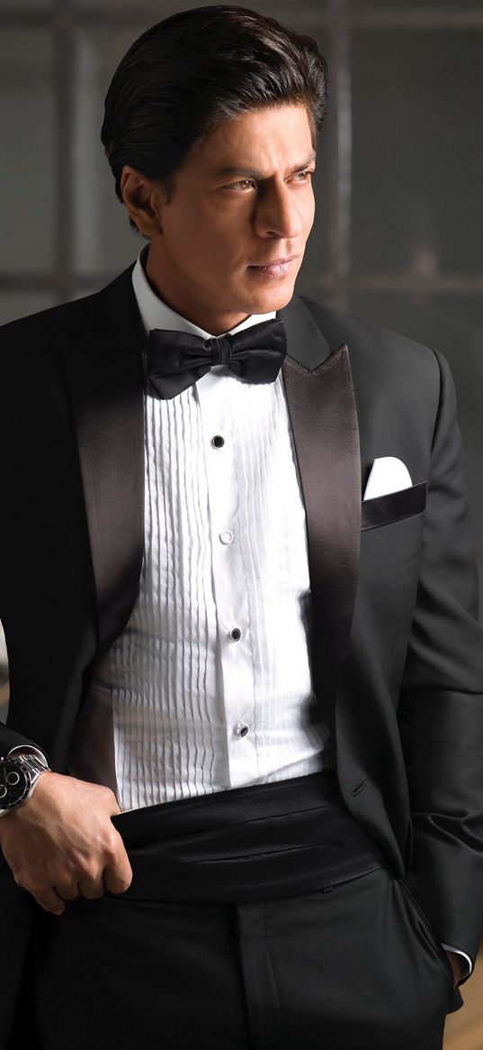 shah rukh khan, bollywood, actor, tuxedo, watch