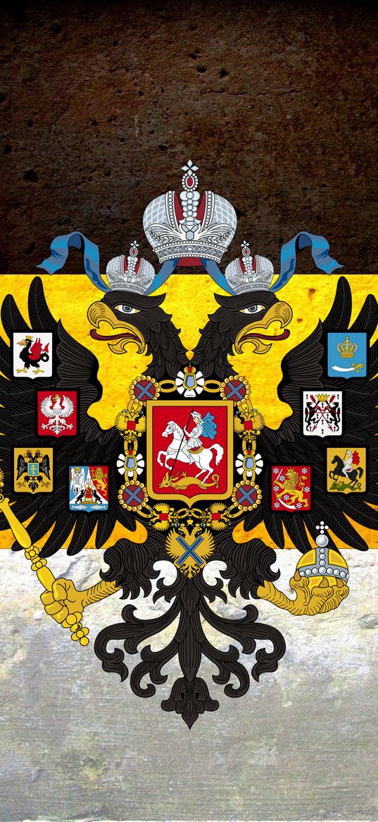 flag of the russian empire, russian empire, flag, coat of arms, double-headed eagle