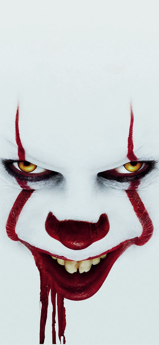 clown, horror, cinema, art, smile, white, red