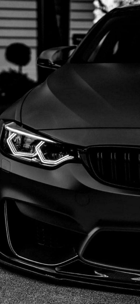 bmw, m4, black, carbonfiber, light, new, classic, headlight