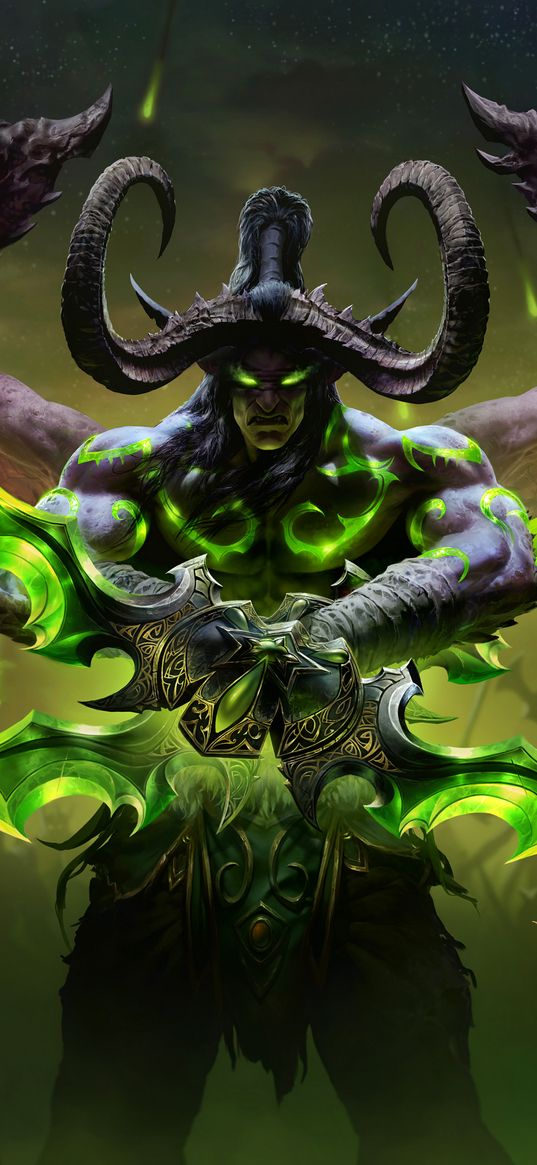 illidan, kel'thas, lady vaish, world of warcraft, game, art