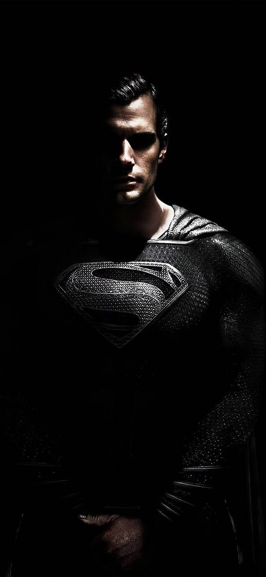 superman, superhero, dc, henry cavill, actor, black