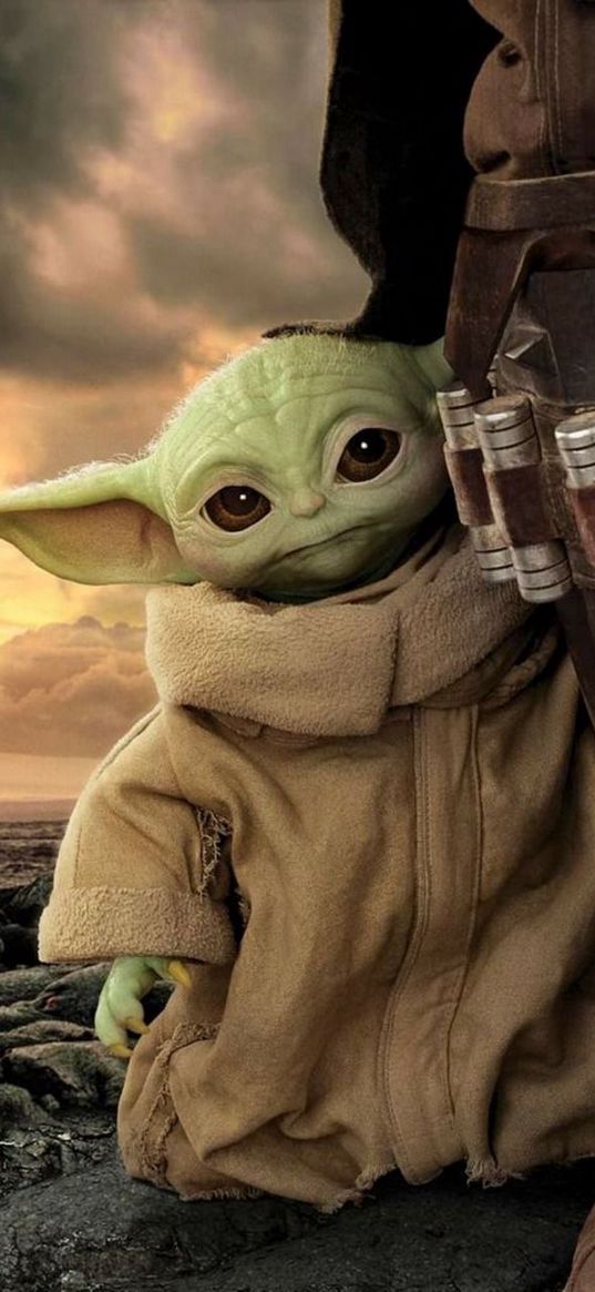 star wars, movie, grog, yoda, character, eyes