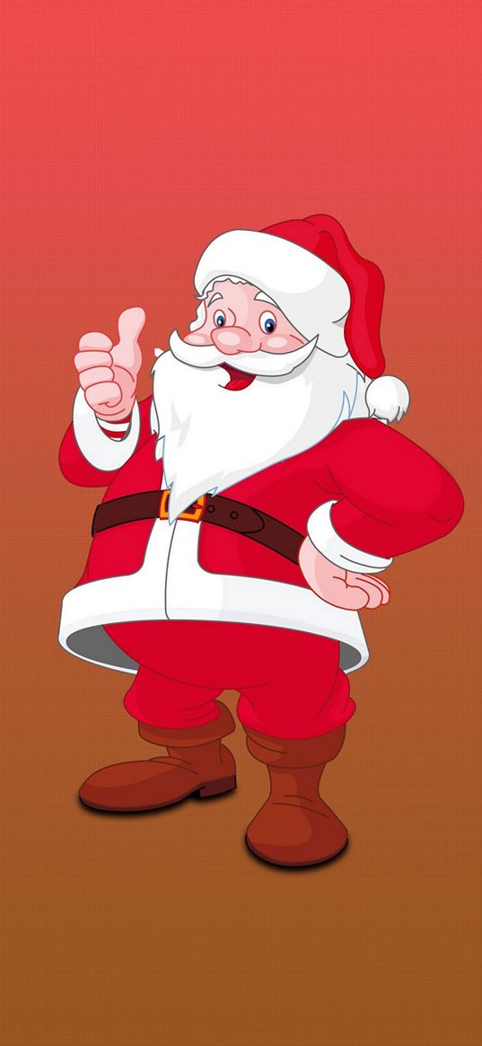 santa claus, red, beard