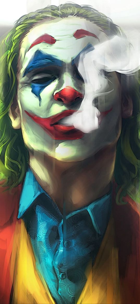 joker, smoke, art