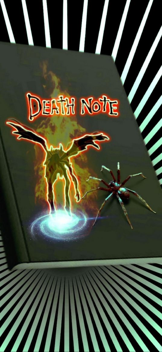 death note, book, creepy