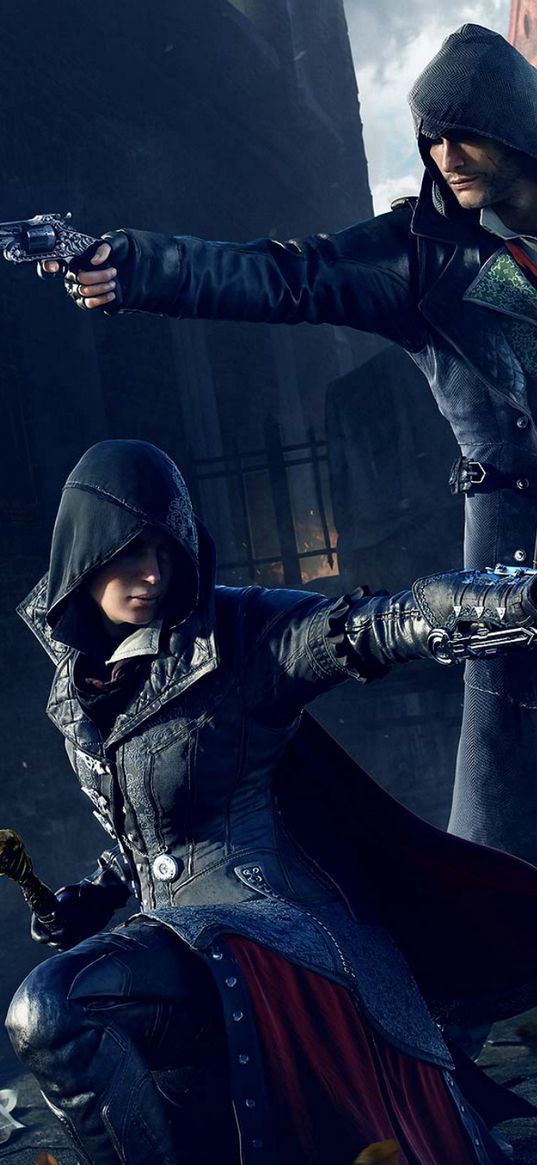 assassin creed syndicate, assassin creed, game, assassins, weapons, art