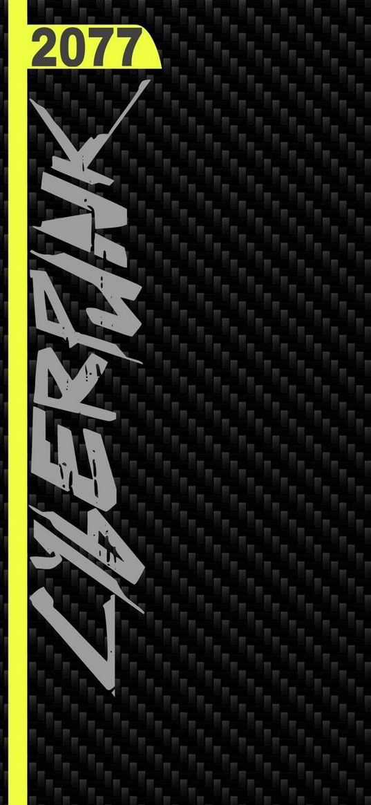 cyberpunk 2077, game, black, yellow, texture, inscription