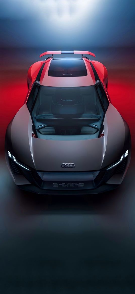 audi pb18, audi, concept car, sports car, car, black, red