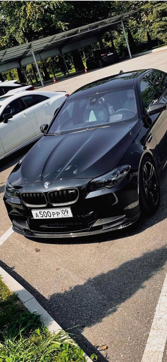 bmw, bmw m5, car, black