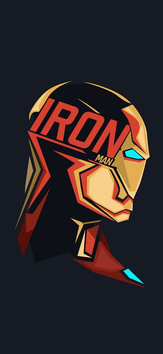 iron man, hero, head, black background