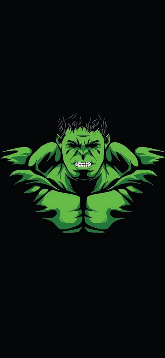 hulk, superhero, marvel, comics, the avengers, art, black background