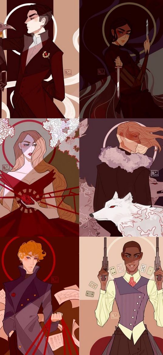 six of ravens, grishaverse, lee bardugo, art, collage, book