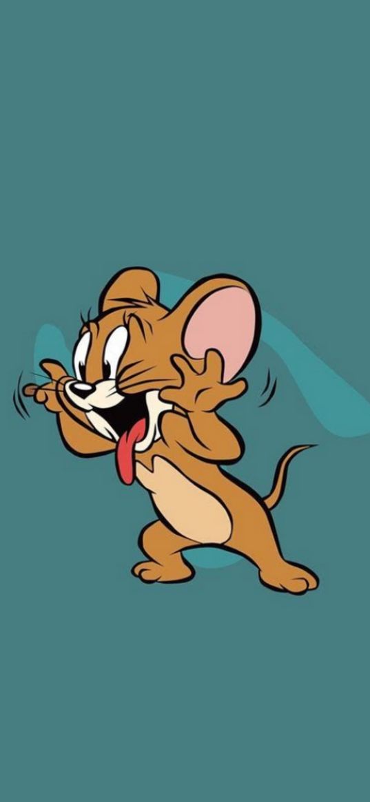 tom and jerry, jerry, mouse, cartoon, green background