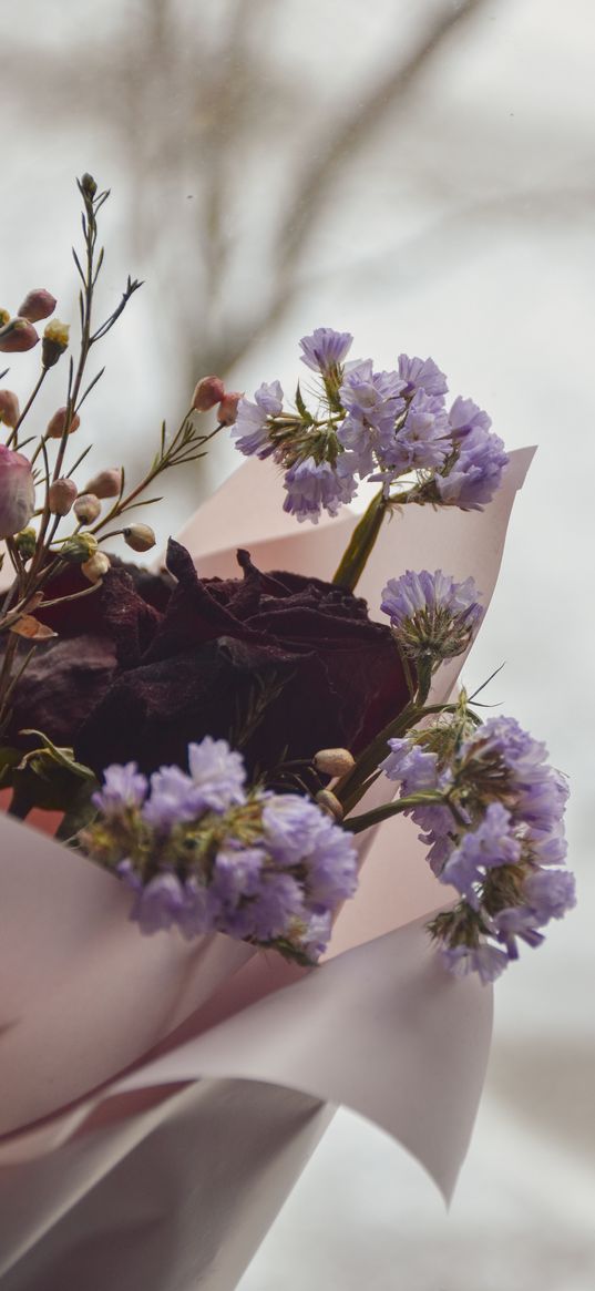 flowers, spring, bouquet, lilac