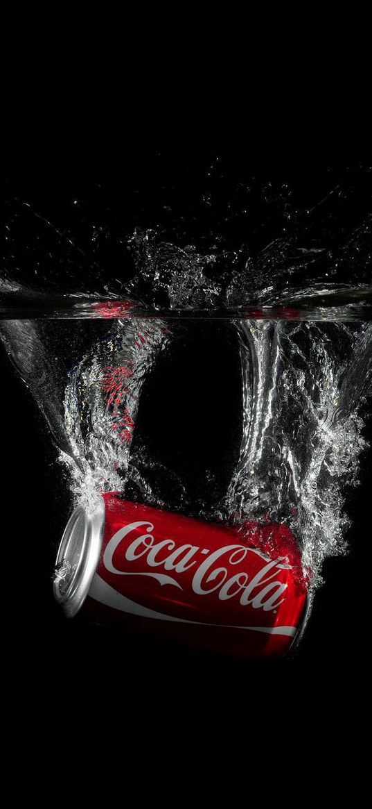 coca-cola, drink, soda, jar, logo, water, black background